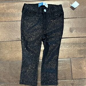 Old Navy Kids Black Glitter Jeans